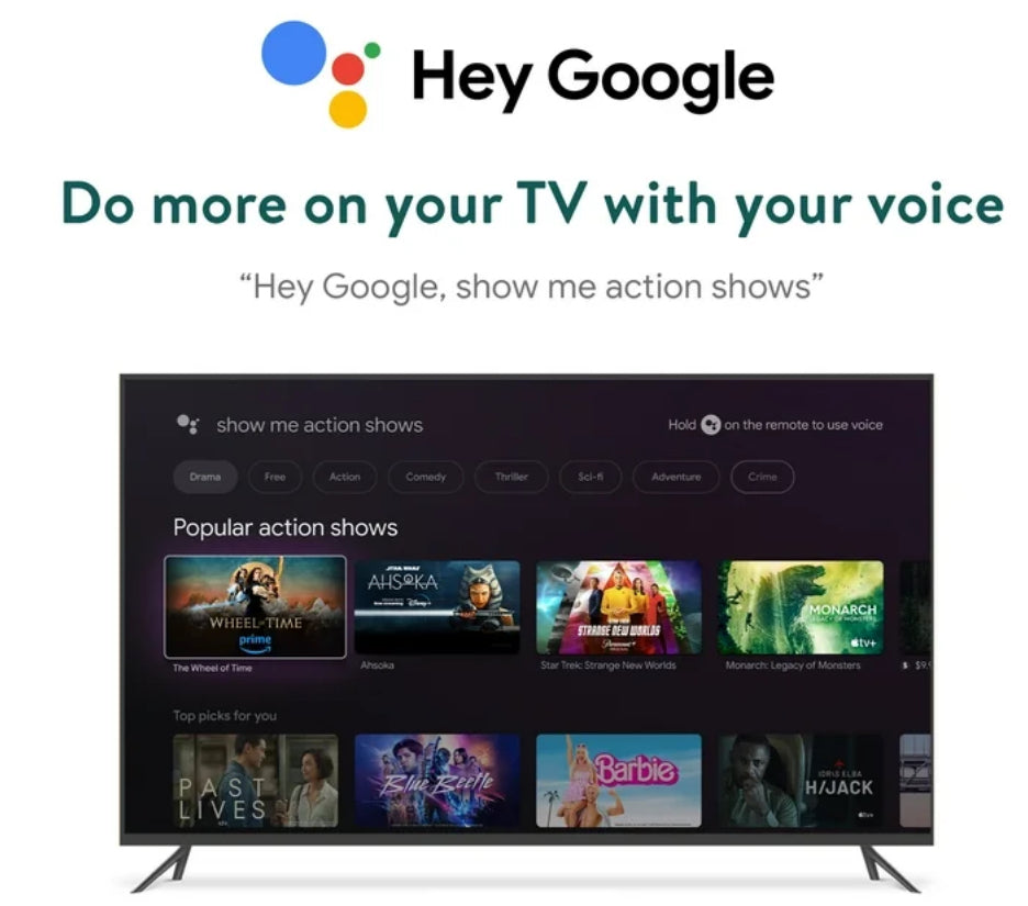 RED TV 4K Pro Google Assistance