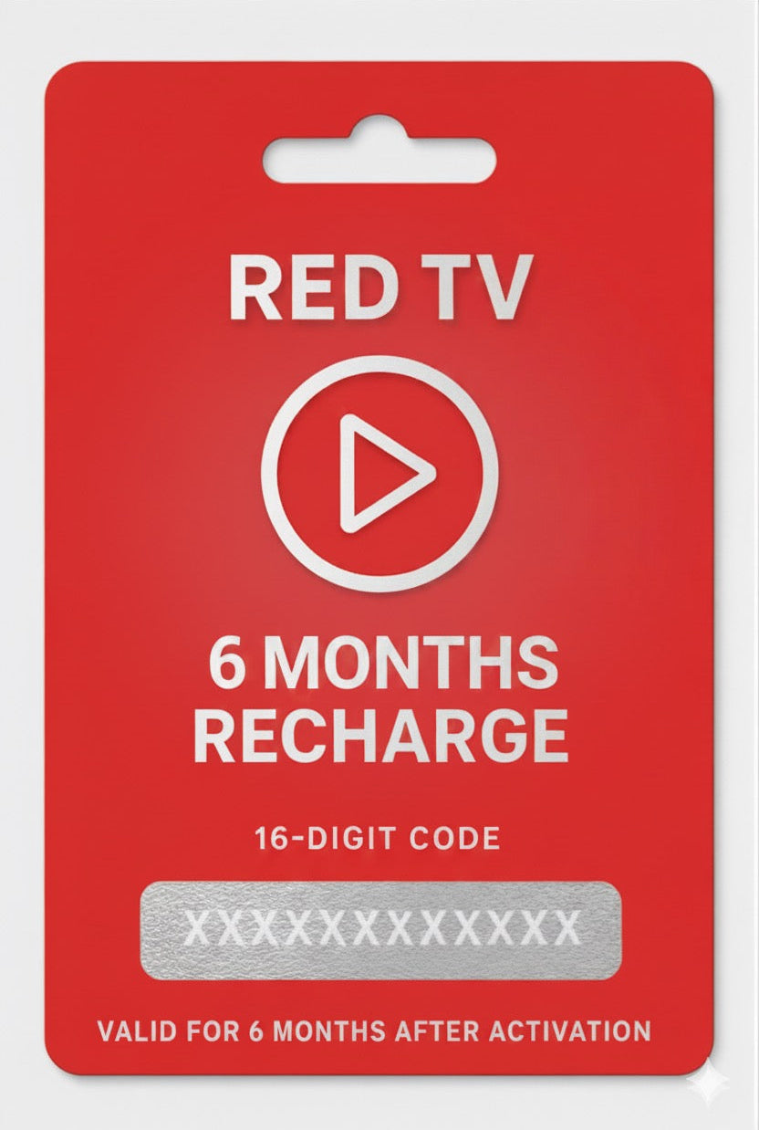 RED TV (6 MONTHS) RECHARGE